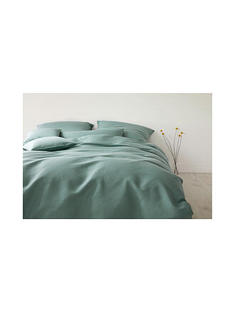 ELEGANTE | Halbleinen Bettwäsche Breeze 70x90cm/140x200cm Petrol