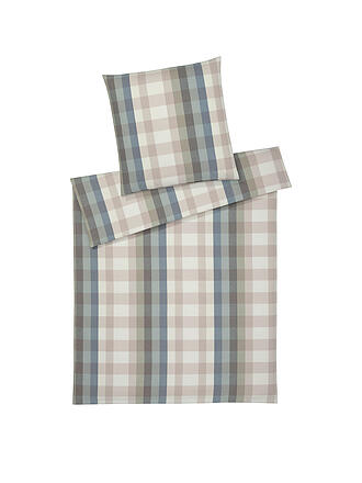 ELEGANTE | Flanell Bettwäsche GLASGOW 70x90cm/140x200cm Blau