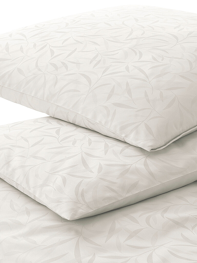 ELEGANTE Damast Bettwäsche MURIEL 70x90cm/140x200cm Natur creme