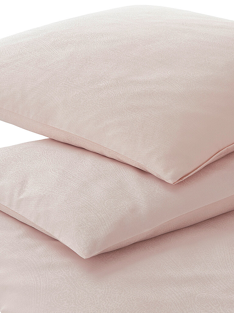 ELEGANTE Damast Bettwäsche PAISLEY 70x90cm/140x200cm Rose rosa