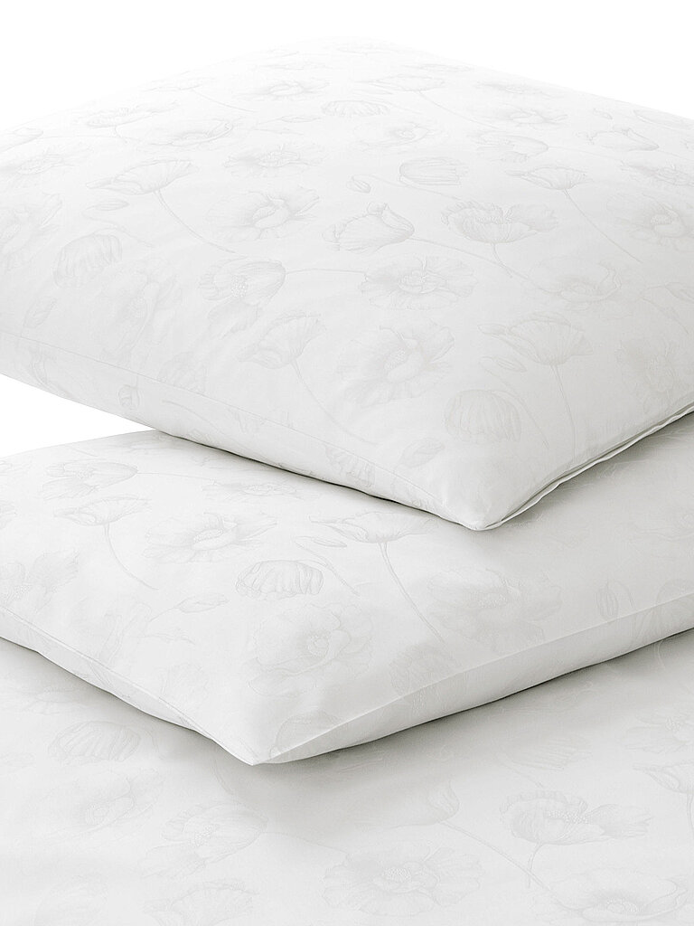 ELEGANTE Damast Bettwäsche DELIGHT 70x90cm/140x200cm Weiss weiss