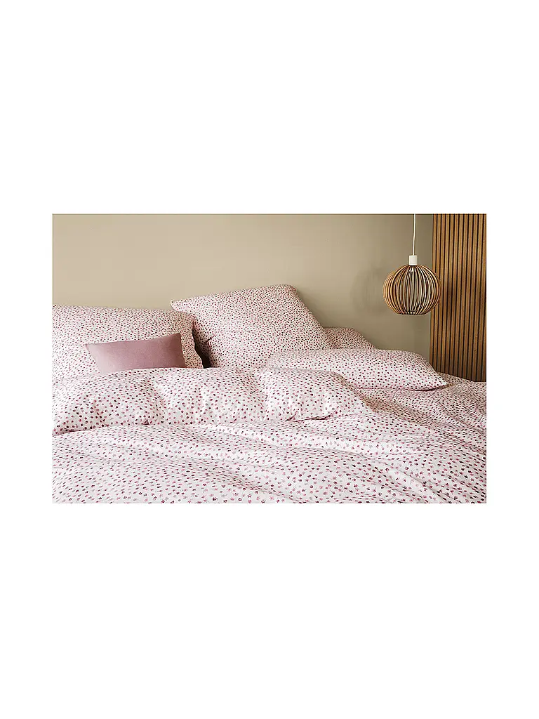 ELEGANTE | Flanell Bettwäsche PREPPY 70x90cm/140x200cm Rose | rosa