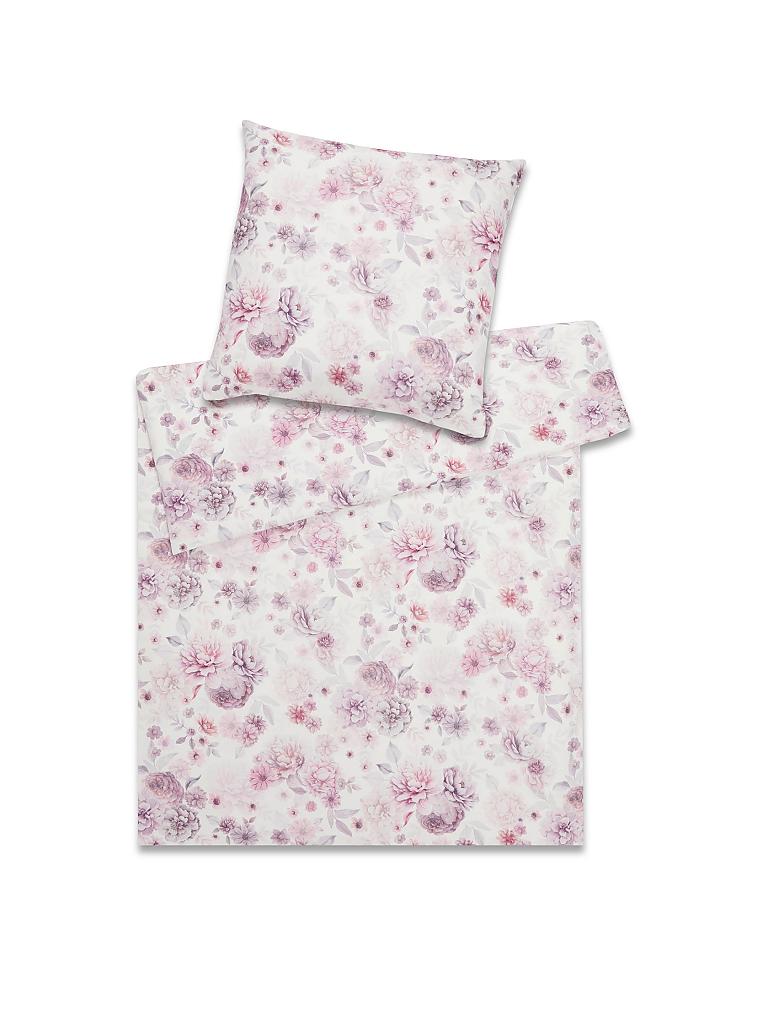ELEGANTE | Flanell-Bettwäsche "Bouguet" 70x90cm/140x200cm (Lavendel) | lila