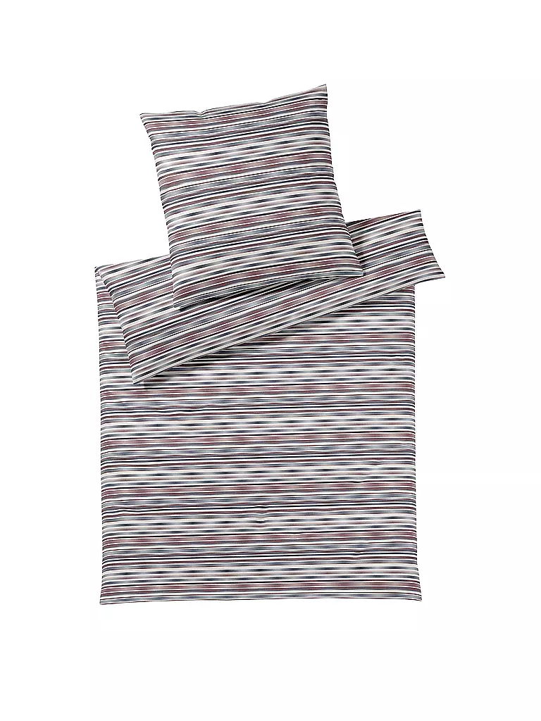 ELEGANTE | Jersey Bettwäsche DESIRE 140x200cm Puder | beere