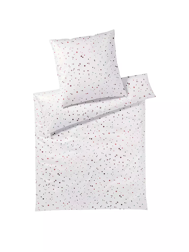 ELEGANTE | Jersey Bettwäsche Sprinkle 70x90cm / 140x200cm Rosenholz | rosa