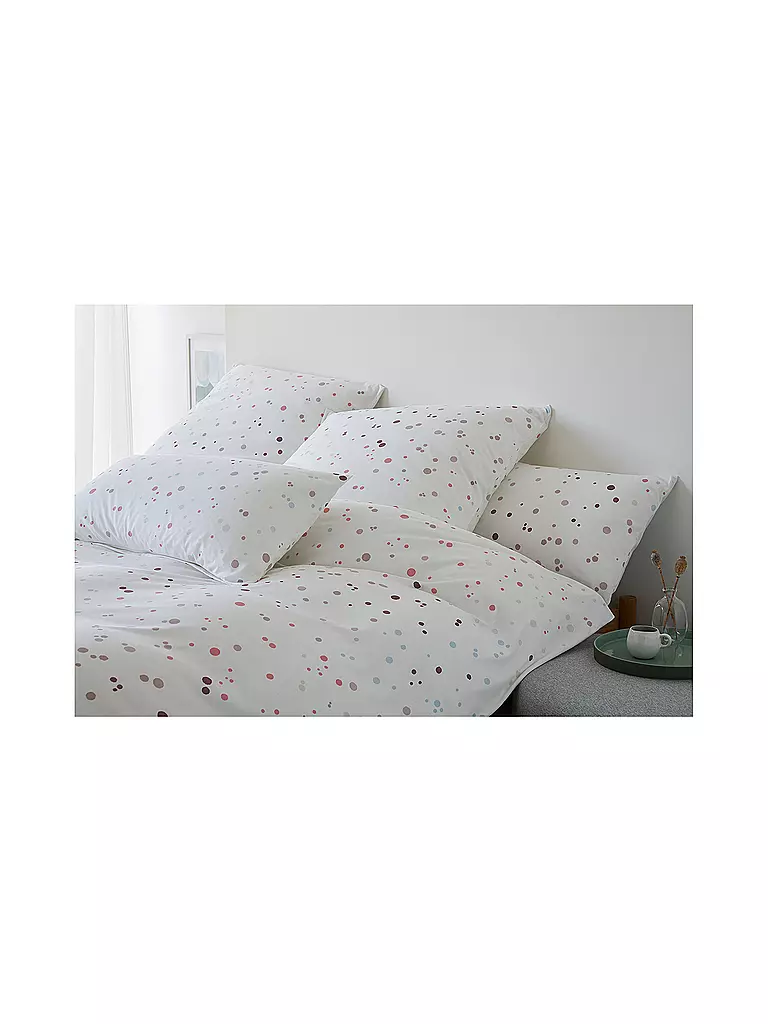 ELEGANTE | Jersey Bettwäsche Sprinkle 70x90cm / 140x200cm Rosenholz | rosa