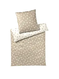 ELEGANTE | Satin Bettwäsche PAWS 70x90cm/140x200cm Creme | beige