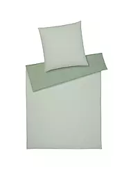 ELEGANTE | Wende Flanell Bettwäsche TENDER 	140/200CM Gruen | Hellgrün