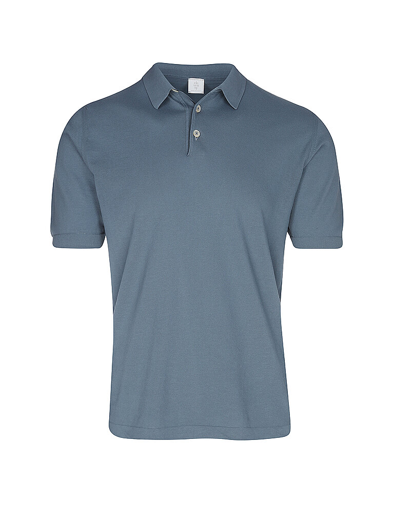 ELEVENTY Poloshirt blau L herren