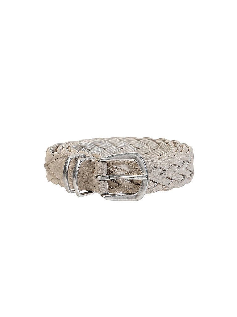 Ledergürtel beige 95 herren