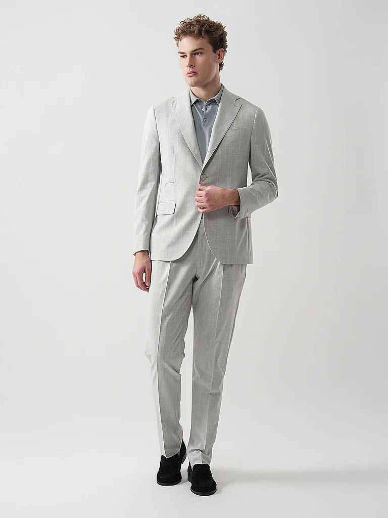 Eleventy Men Suit Light Gray 52 2