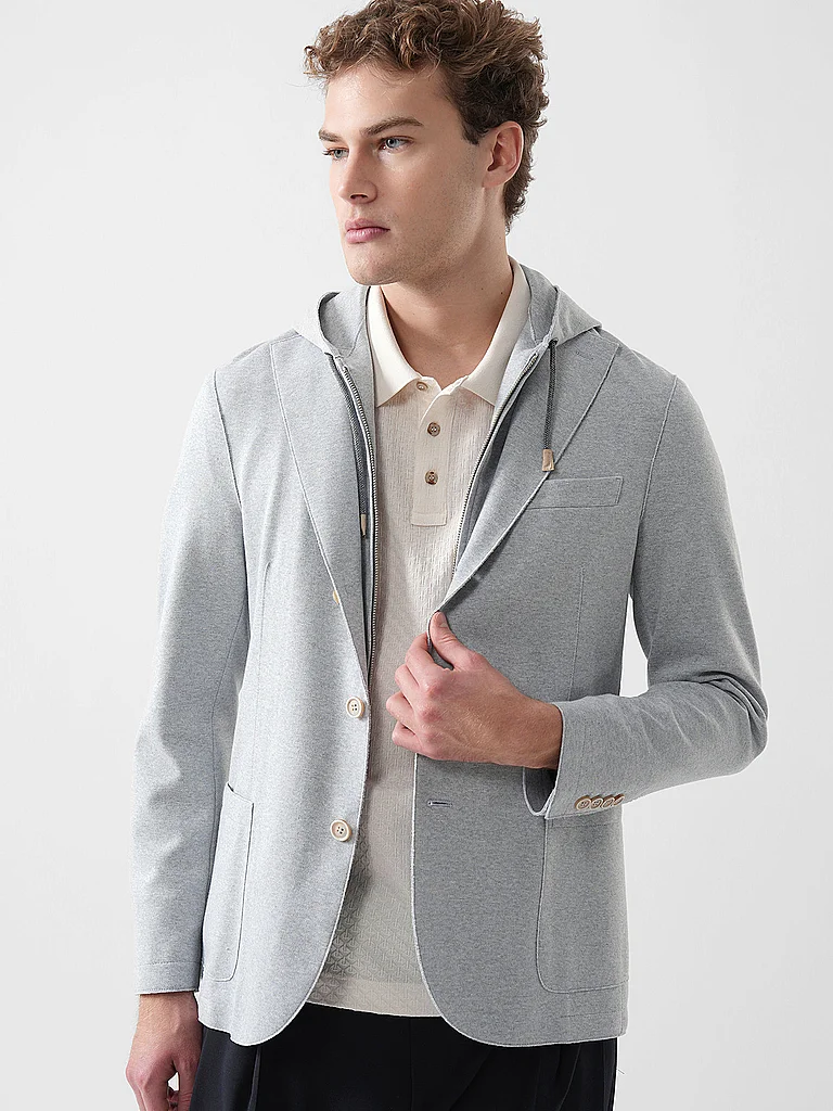 Eleventy Herrenjacke Hellblau 54 2