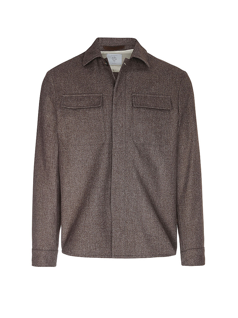 ELEVENTY Overshirt  braun | 48