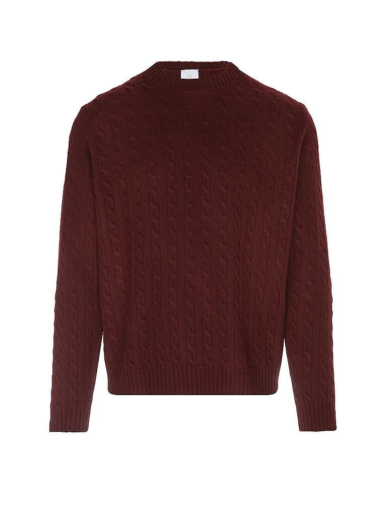 Pullover dunkelrot S herren