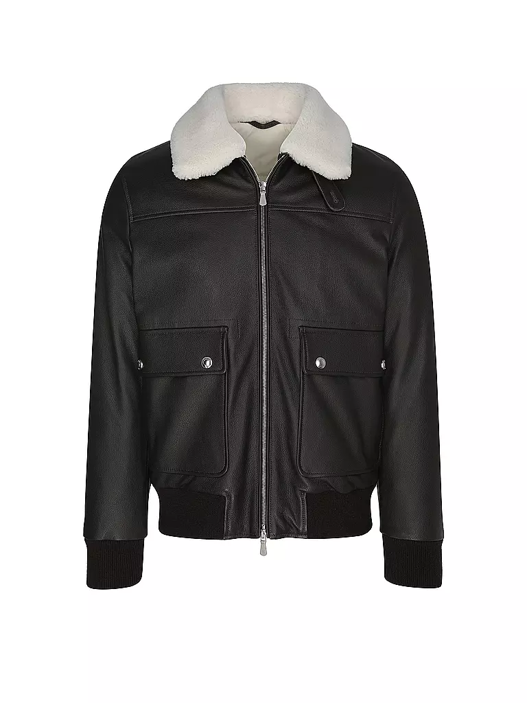 ELEVENTY | Lederjacke | braun