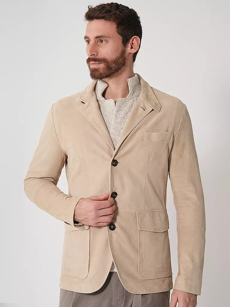 ELEVENTY | Ledersakko | beige