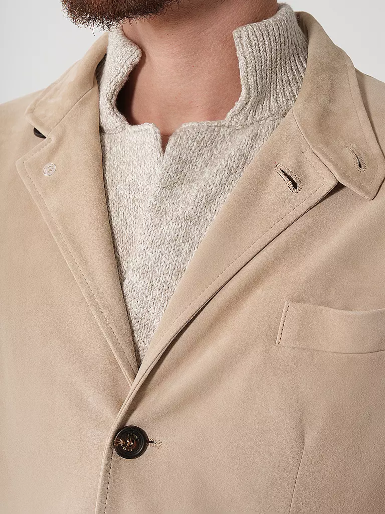 ELEVENTY | Ledersakko | beige