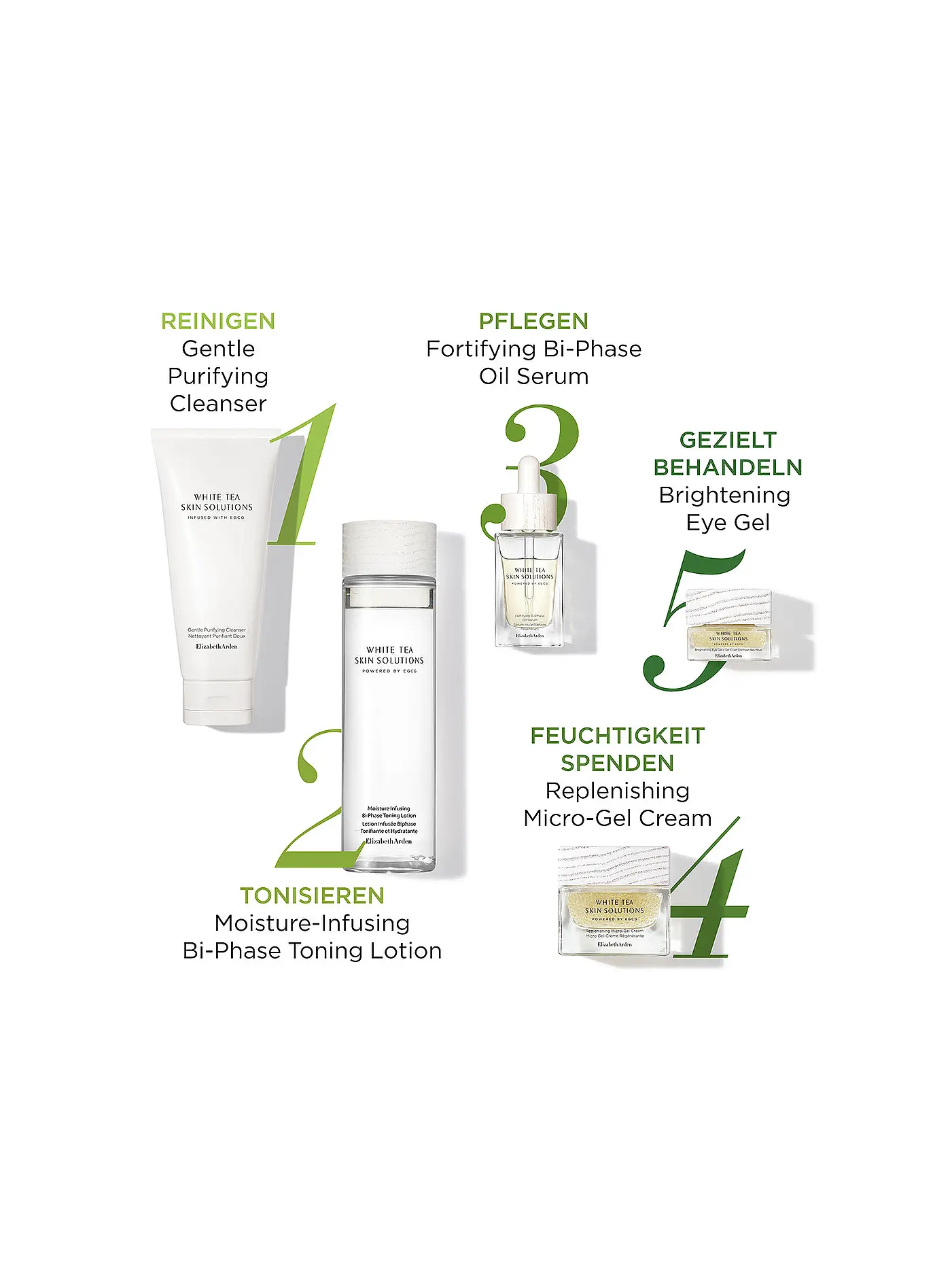 ELIZABETH ARDEN | White Tea Skin Solutions Gentle Purifying Cleanser 125ml | keine Farbe