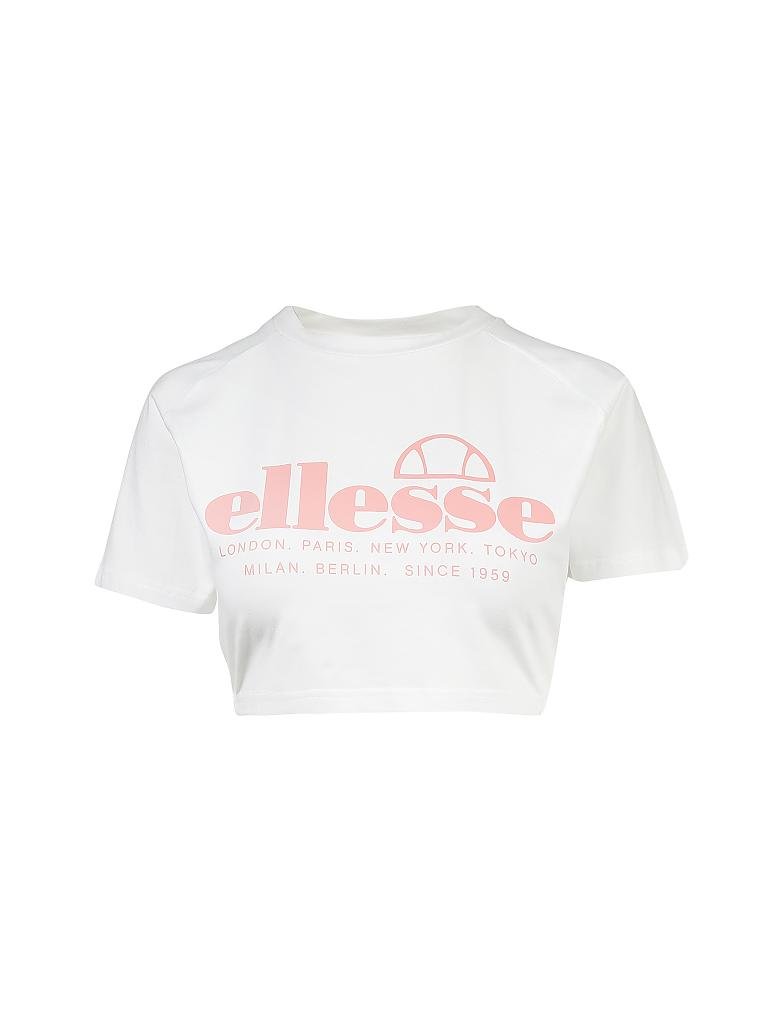 ELLESSE | T-Shirt Cropped-Fit "Topolino" | weiß