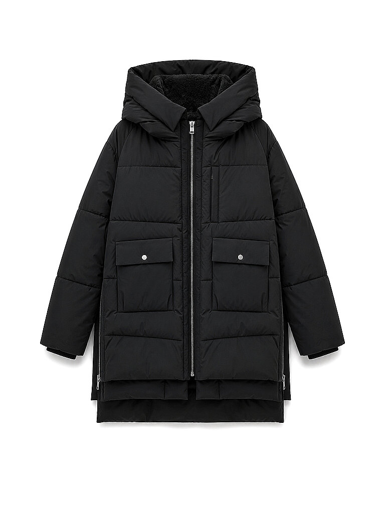 EMBASSY OF BRICKS AND LOGS Steppjacke LYNDON PUFFER  schwarz | XL