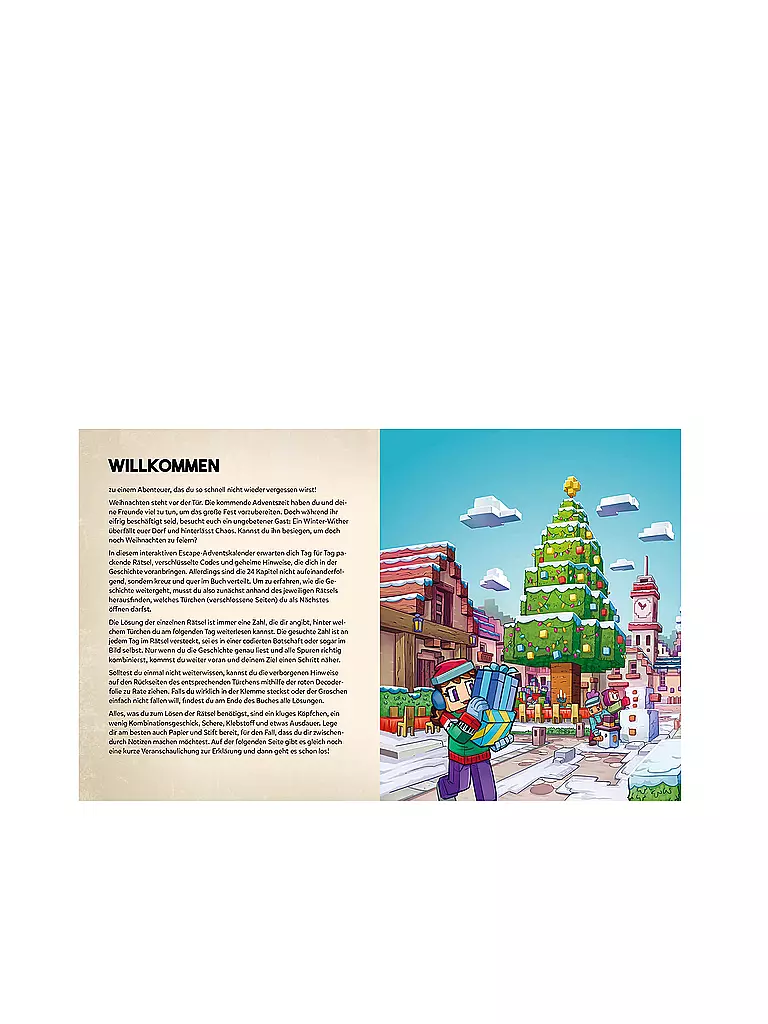 EMF EDITION MICHAEL FISCHER VERLAG | Escape Adventskalender für Minecraft - Der Angriff den Winter Whithers  | keine Farbe