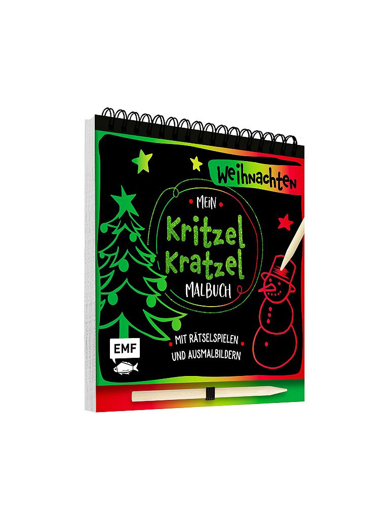 EMF VERLAG | Mein Kritzel-Kratzel-Malbuch - Weihnachten | keine Farbe