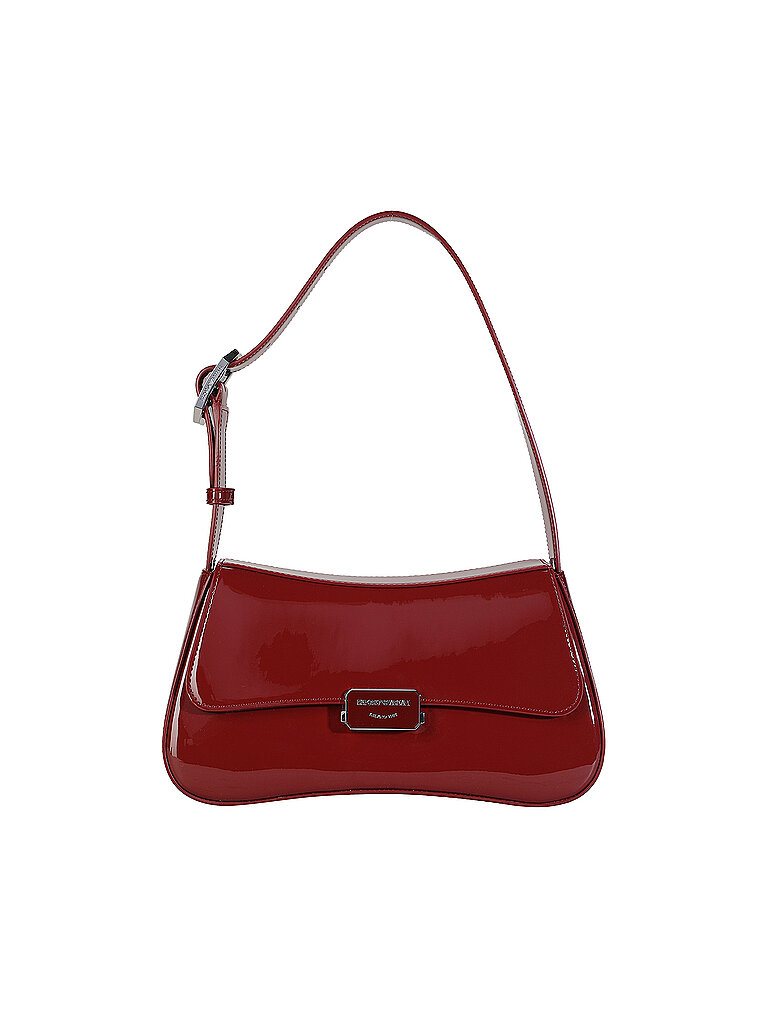 EMPORIO ARMANI Ledertasche - Mini Bag CASSANDRA Medium dunkelrot
