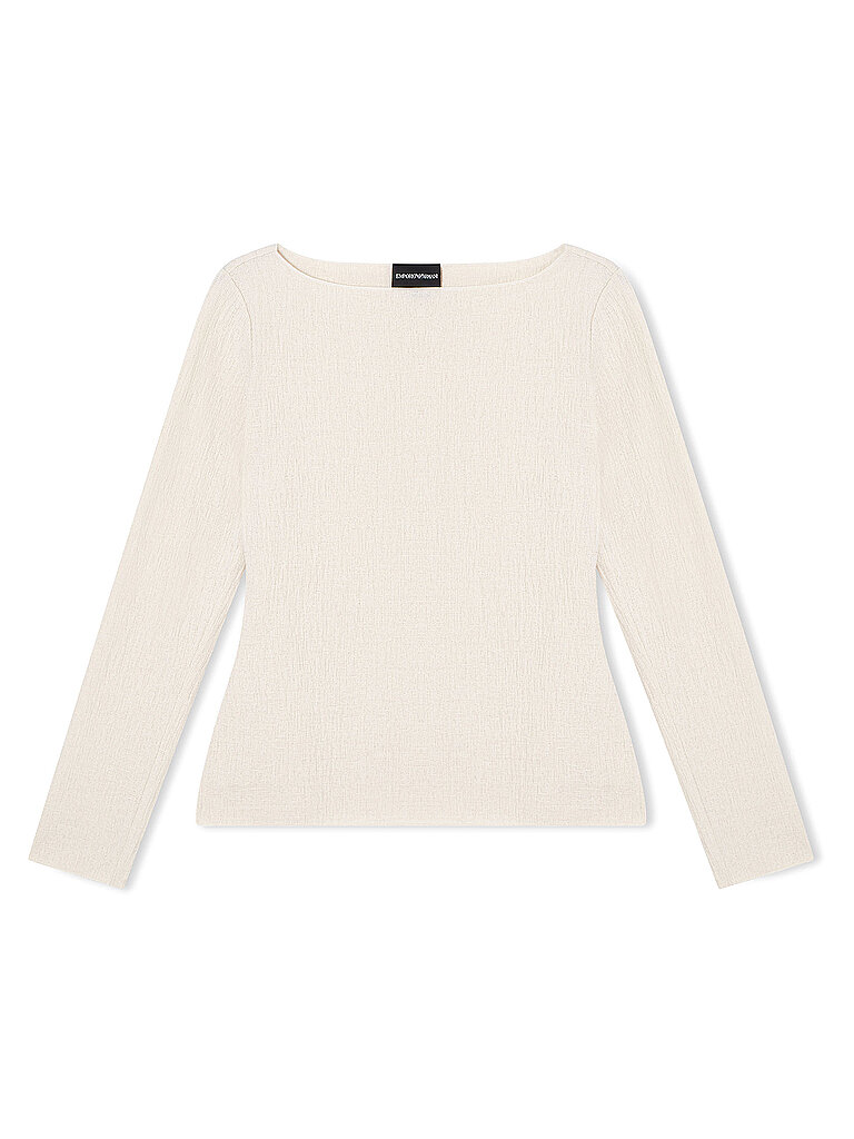 EMPORIO ARMANI Langarmshirt  beige | XS