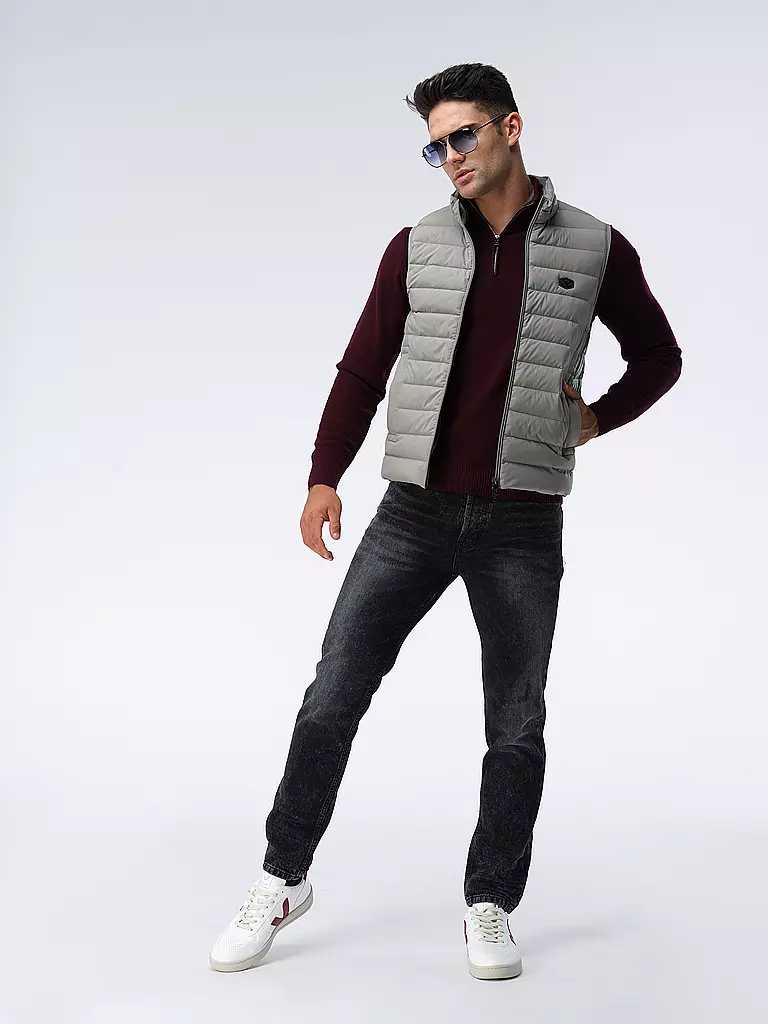 EMPORIO ARMANI | Daunensteppgilet  | hellgrau