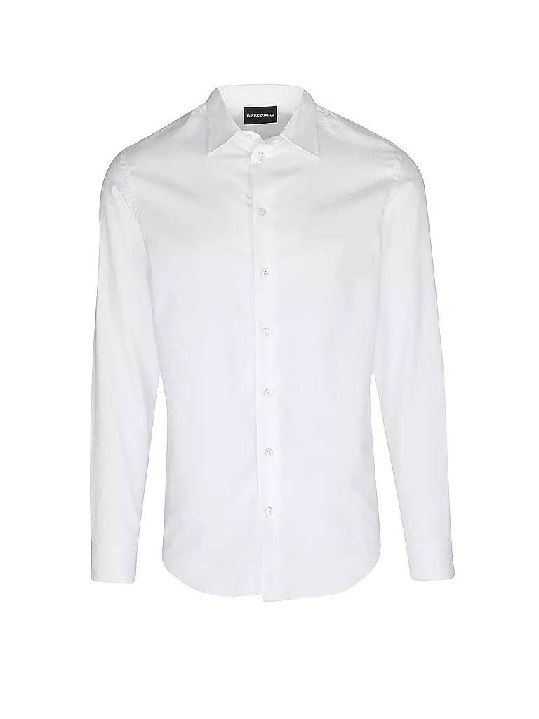 EMPORIO ARMANI | Hemd Regular Fit  | weiss