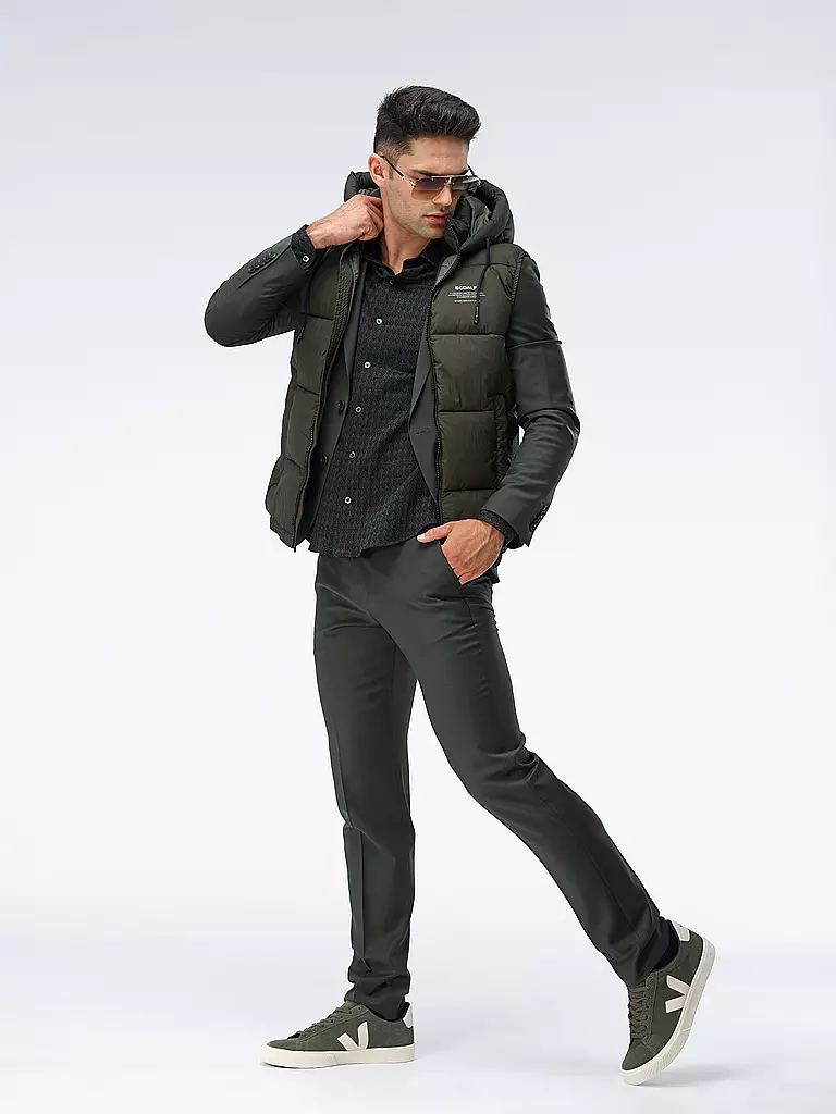 EMPORIO ARMANI | Hemd Slim Fit  | olive