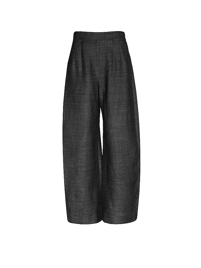 EMPORIO ARMANI | Hose Wide Fit | schwarz