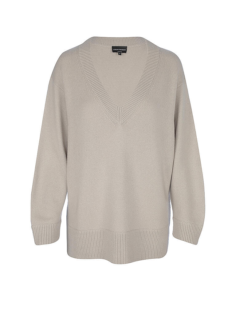 EMPORIO ARMANI Kaschmirpullover beige 