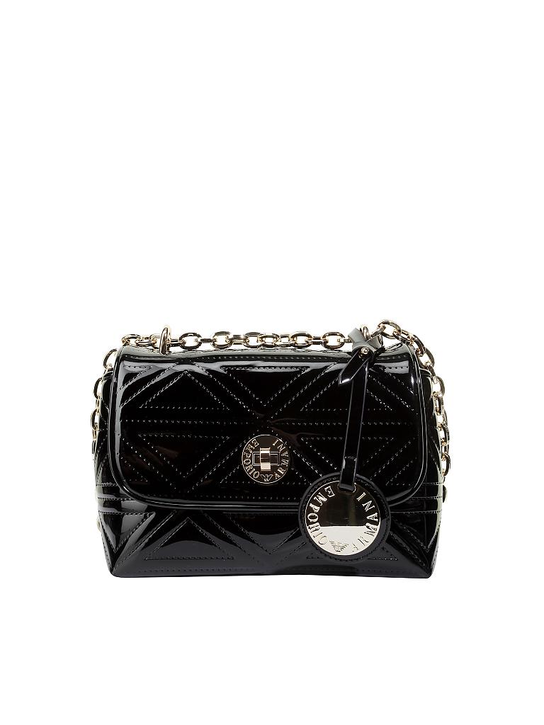 EMPORIO ARMANI | Lacktasche - Schultertasche | schwarz