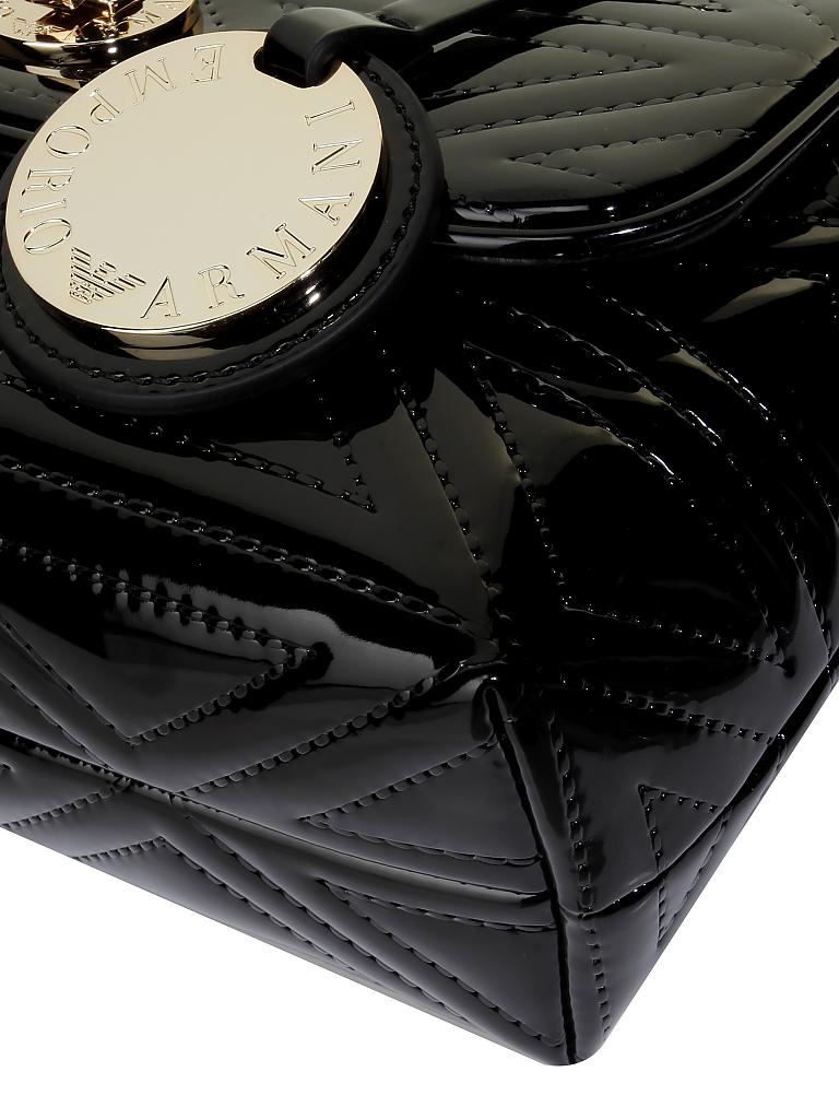 EMPORIO ARMANI | Lacktasche - Schultertasche | schwarz