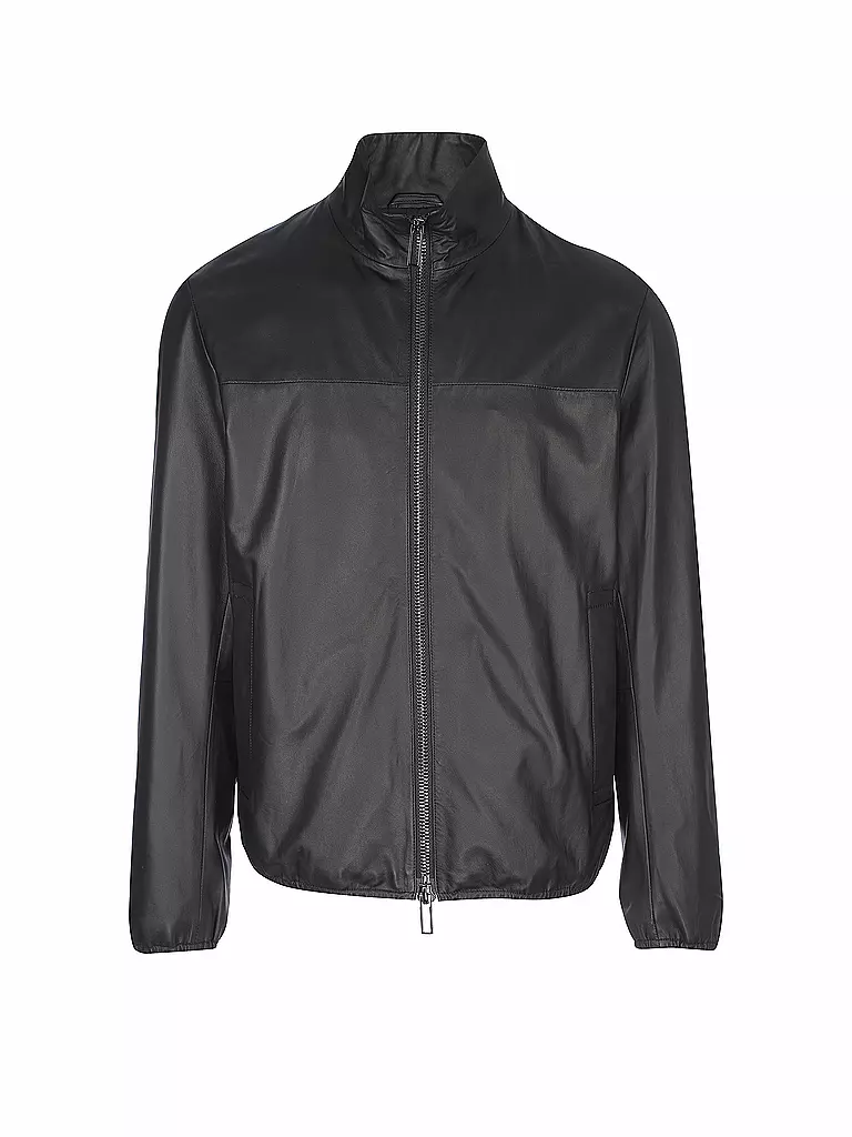 EMPORIO ARMANI | Lederjacke  | schwarz