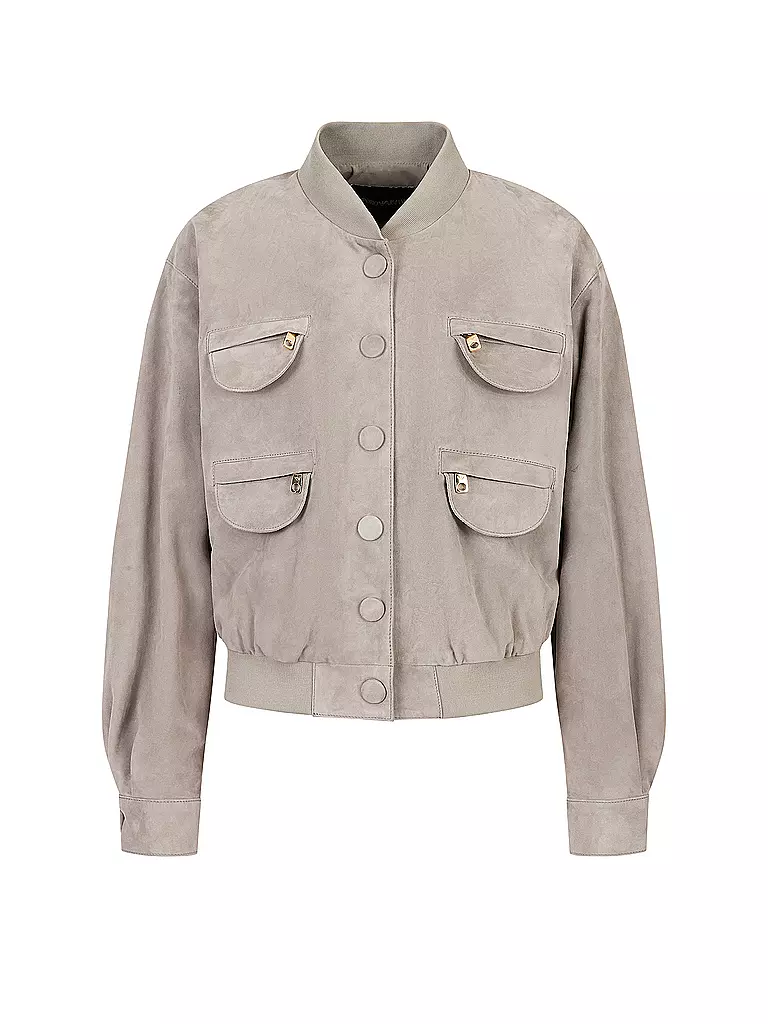 EMPORIO ARMANI | Lederjacke  | beige