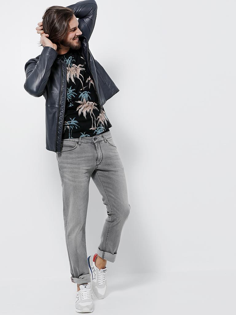 EMPORIO ARMANI | Lederjacke  | blau