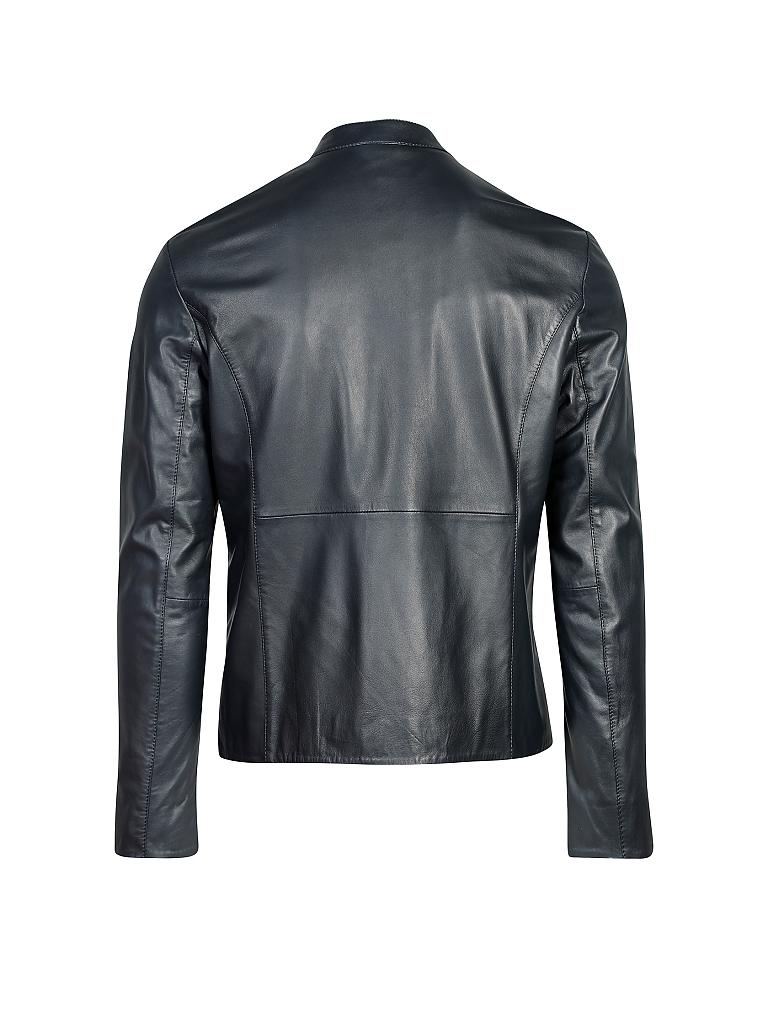 EMPORIO ARMANI | Lederjacke  | blau