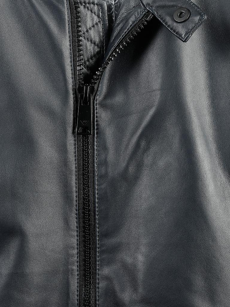 EMPORIO ARMANI | Lederjacke  | blau