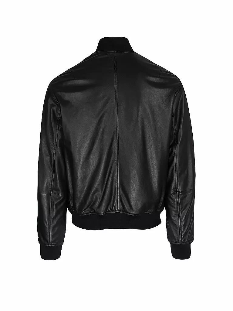EMPORIO ARMANI | Lederjacke  | schwarz