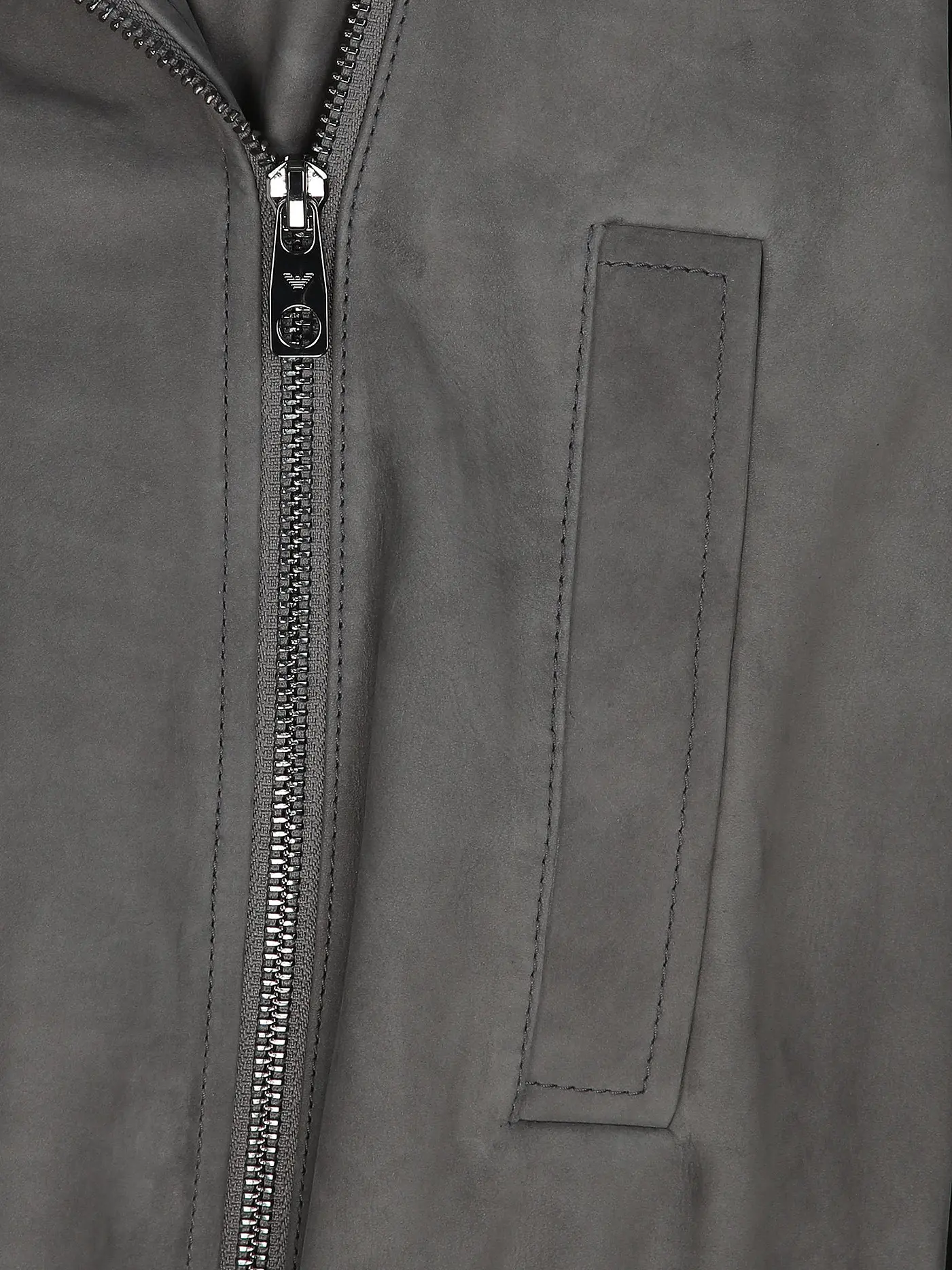 EMPORIO ARMANI | Lederjacke  | grau