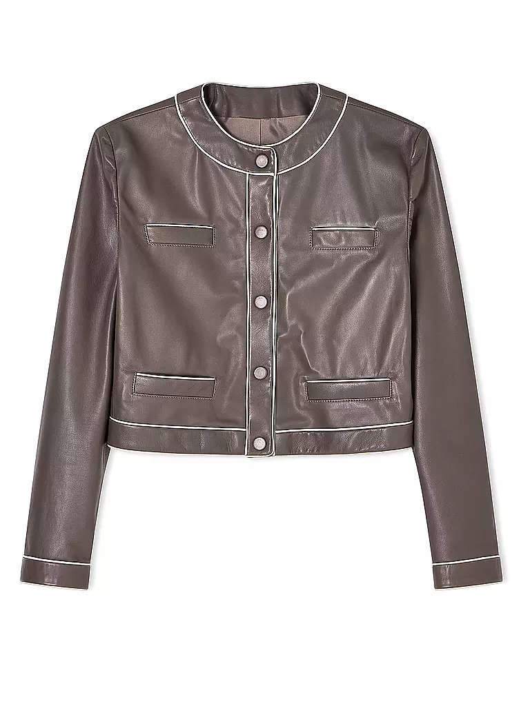 EMPORIO ARMANI | Lederjacke | braun