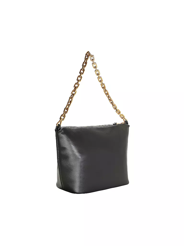 EMPORIO ARMANI | Ledertasche - Hobo Bag | schwarz