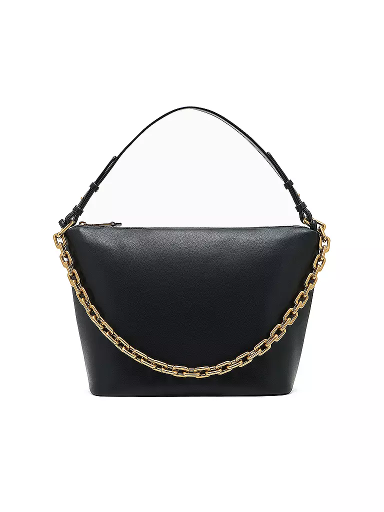 EMPORIO ARMANI | Ledertasche - Hobo Bag | schwarz