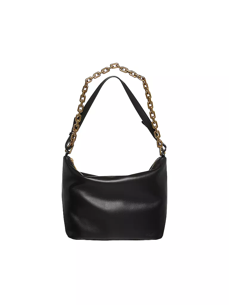EMPORIO ARMANI | Ledertasche - Hobo Bag | schwarz