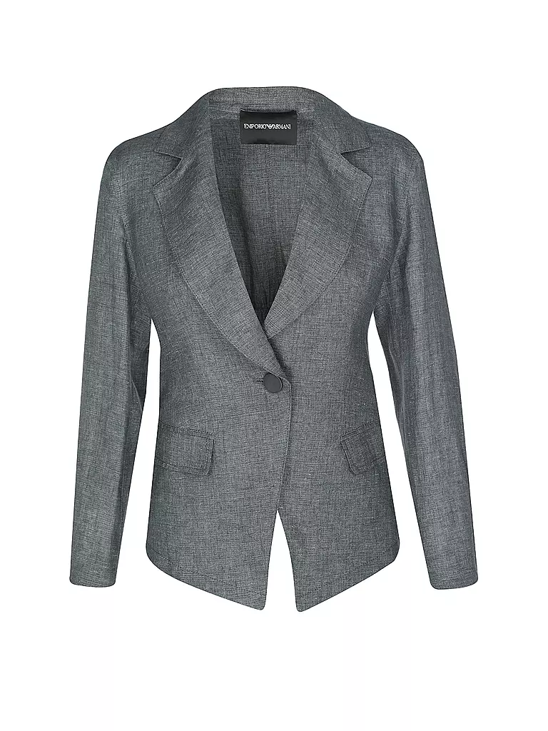 EMPORIO ARMANI | Leinenblazer  | grün