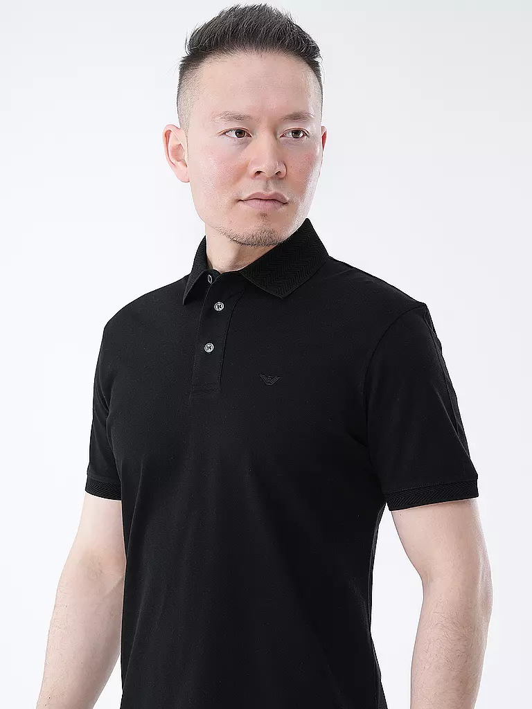 EMPORIO ARMANI | Poloshirt | schwarz