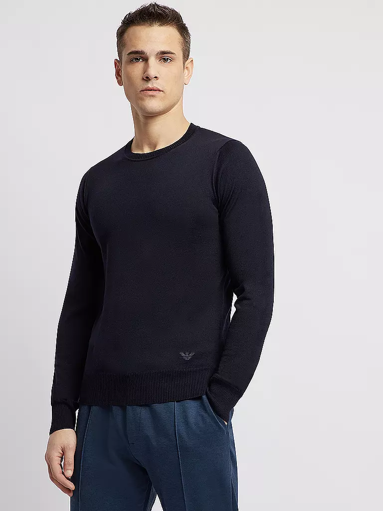 EMPORIO ARMANI | Pullover ESSENTIALS | blau