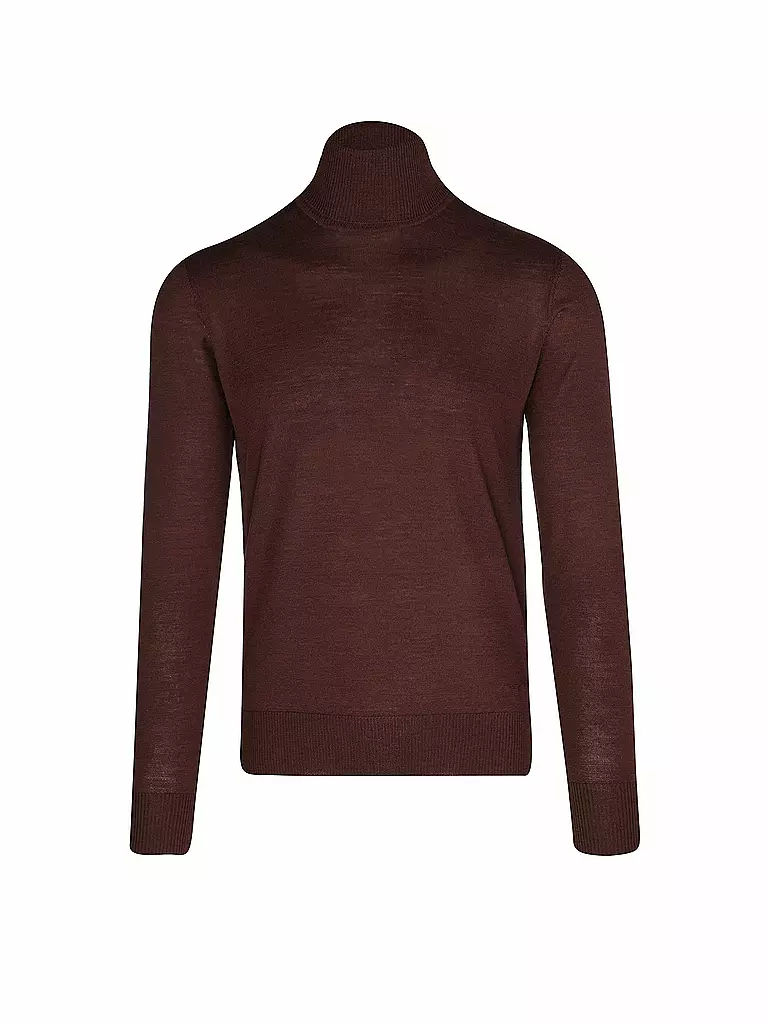 EMPORIO ARMANI | Rollkragenpullover ESSENTIALS | rot
